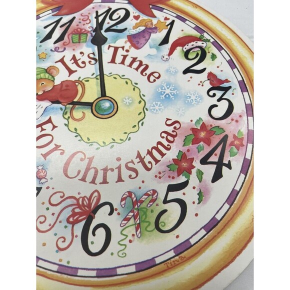Vintage Paper Magic Group 2 It’s Time For Christmas Die Cut Decoration Paper 12” - Picture 4 of 14